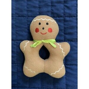Eden Toys Inc. Gingerbread Man Rattle Christmas